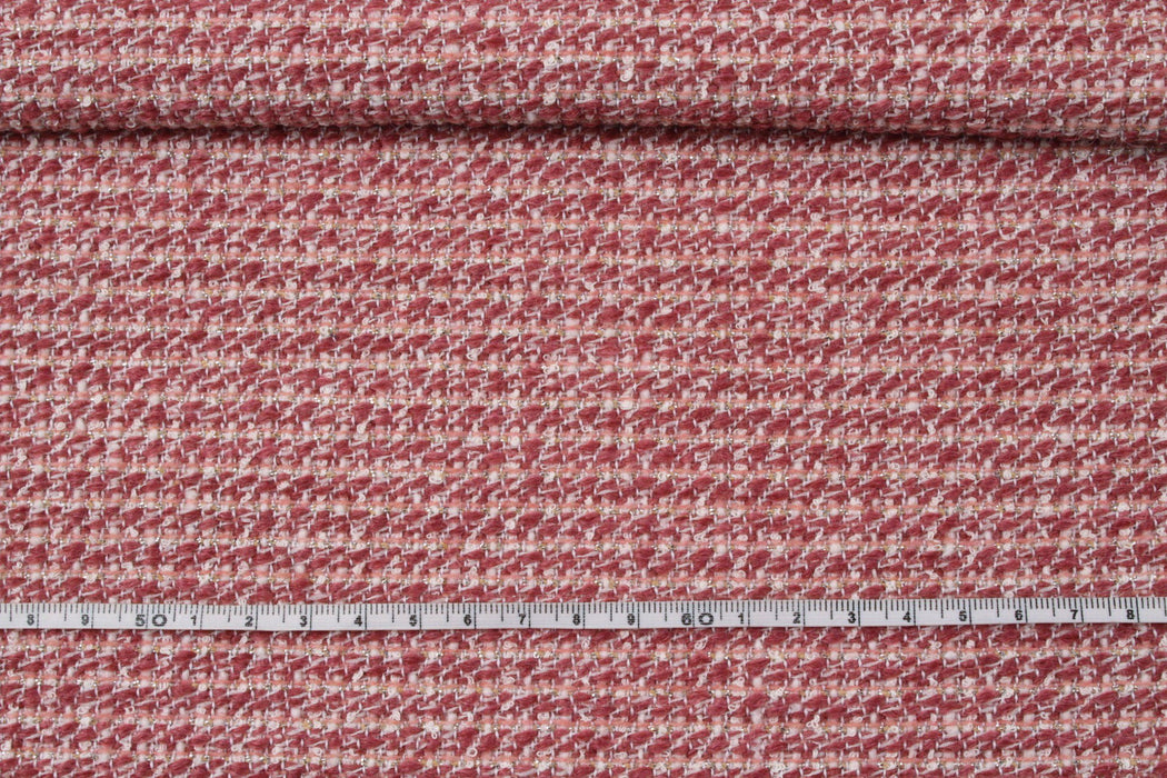 Pink Fancy Tweed-Fabric-FabricSight