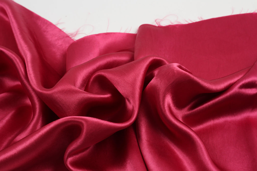 Polyester Satin for Dresses and Blouses - Pink-Fabric-FabricSight