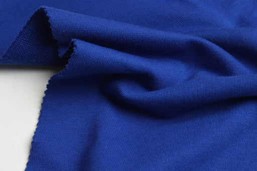 Premium 100% Cotton French Terry - Cobalt Blue-Fabric-FabricSight