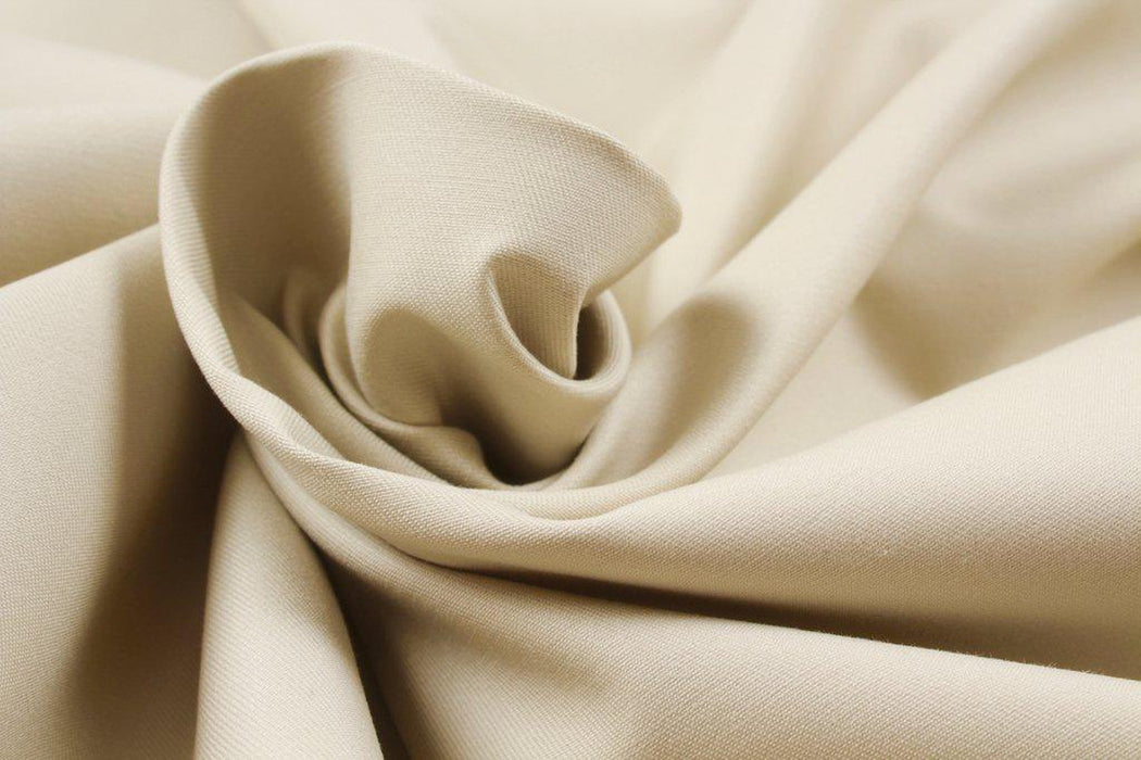 Premium BCI Cotton Twill for Jackets - Beige-Fabric-FabricSight