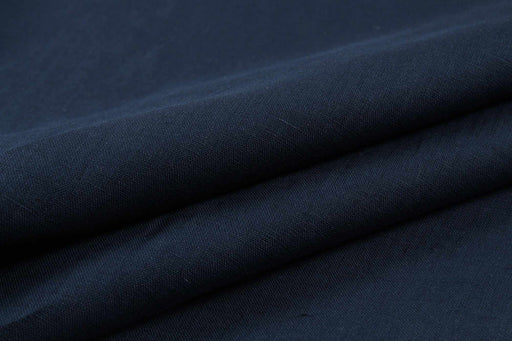 Premium Light-Weight Linen - Piece Dyed - 29 Colors Available - Eclipse Navy (Remnant)-Remnant-FabricSight
