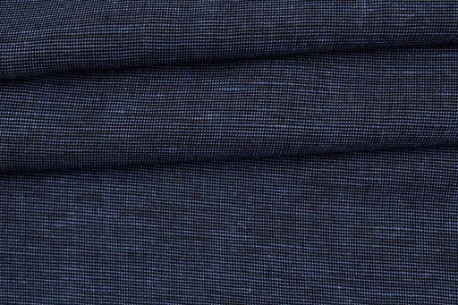 Premium Light-weight Linen Cotton - Yarn dyed - Melange Blue-Fabric-FabricSight