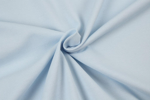 Premium Organic Cotton Piquet - Baby Blue-Fabric-FabricSight