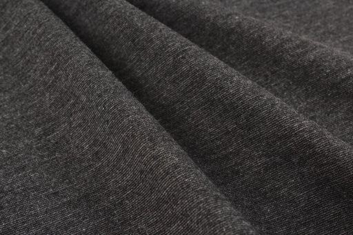 Premium Punto Roma - Grey Melange-Fabric-FabricSight