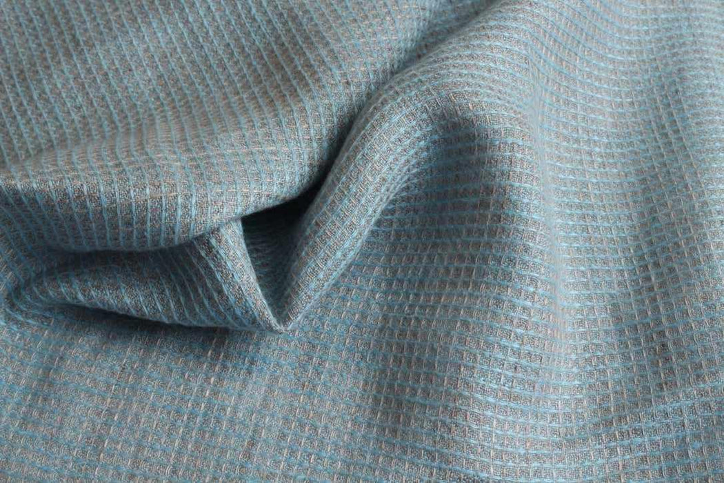 Premium Waffle Weave Linen – Lightweight & Soft, 100% Linen-Fabric-FabricSight
