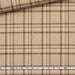 Premium medium-weight Linen Cotton - Beige Checks-Fabric-FabricSight