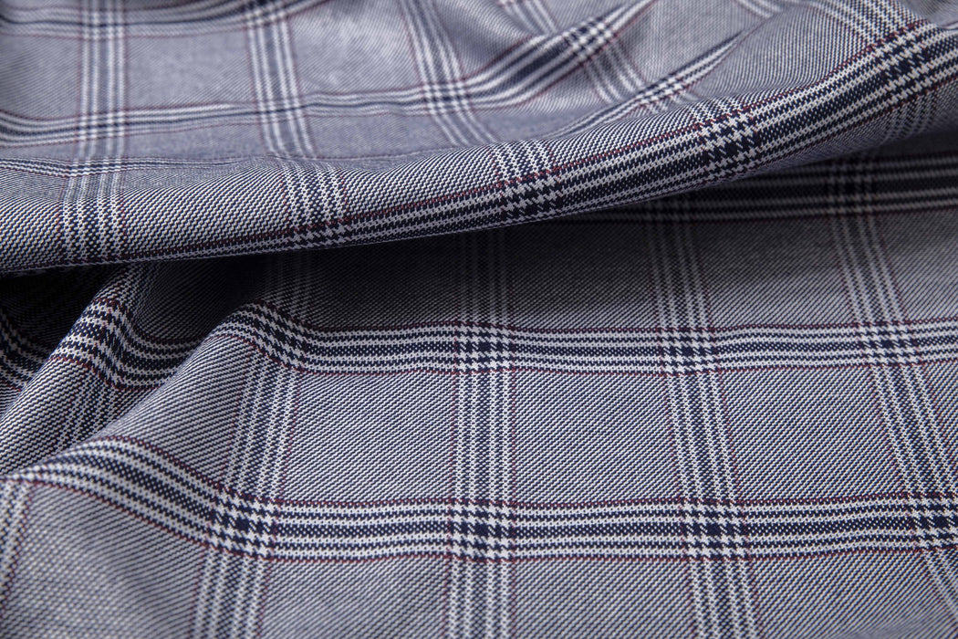 Prince of Wales Stretch for Jackets - SCANDALE-Fabric-FabricSight