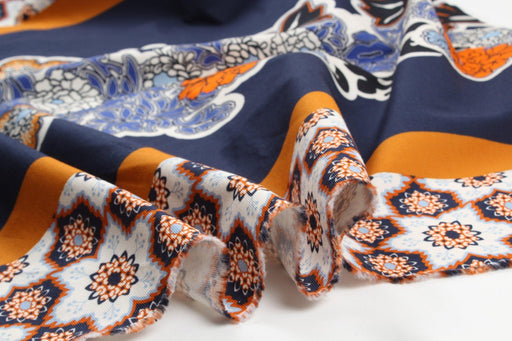 Printed Cotton Canvas - Floral Composition - M.O.Q 30 Mts-Fabric-FabricSight
