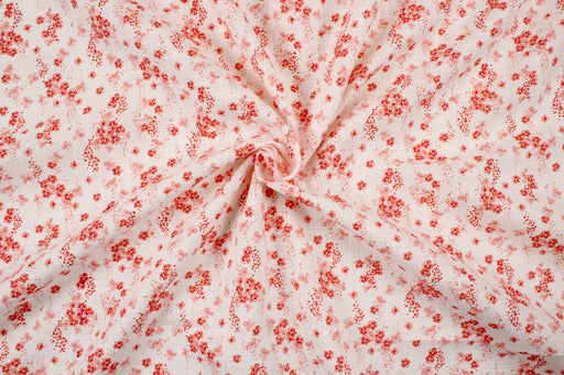 Printed Cotton Flamé Gauze - Floral-Fabric-FabricSight