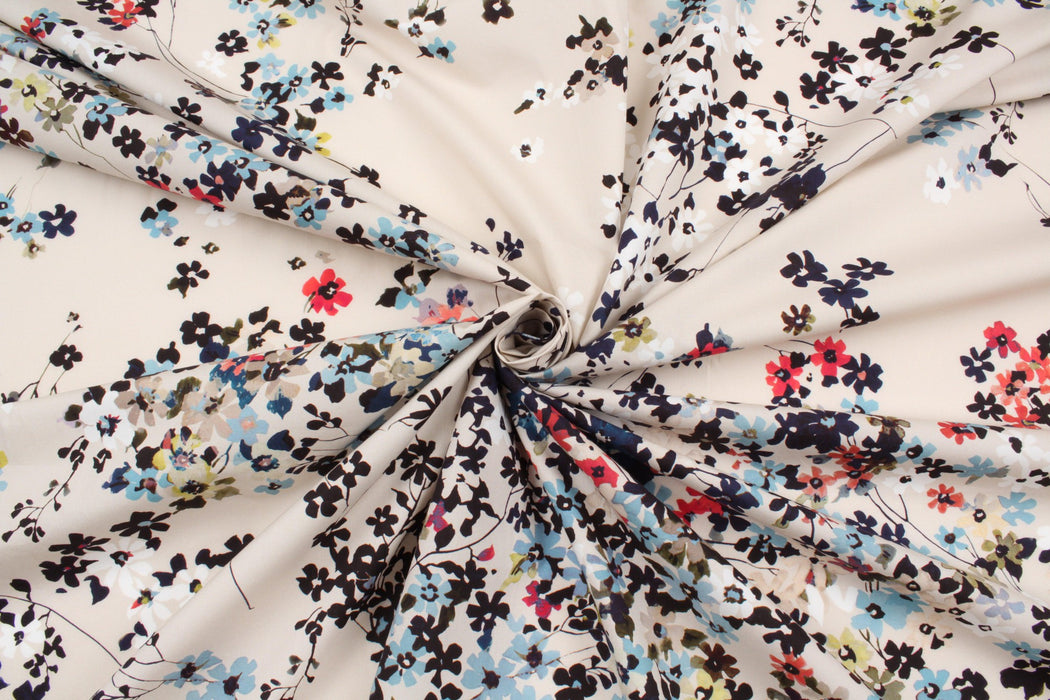 Printed Cotton Parachute Fabric - Floral - M.O.Q 30 Mts-Fabric-FabricSight