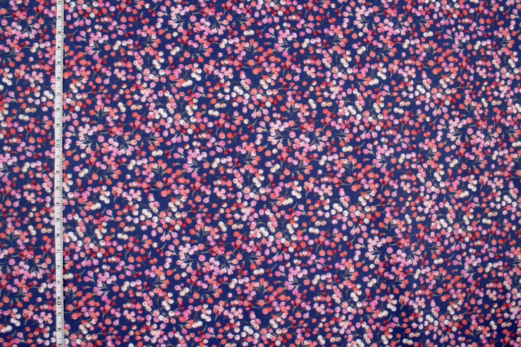 Printed Cotton Satin - Cherries-Fabric-FabricSight