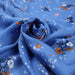 Printed Crêpe Georgette Viscose - Flowers and Stars - M.O.Q 30 Mts-Fabric-FabricSight