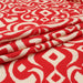 Printed Crêpe Marocain Viscose - Red Damask - M.O.Q 30 Mts-Fabric-FabricSight