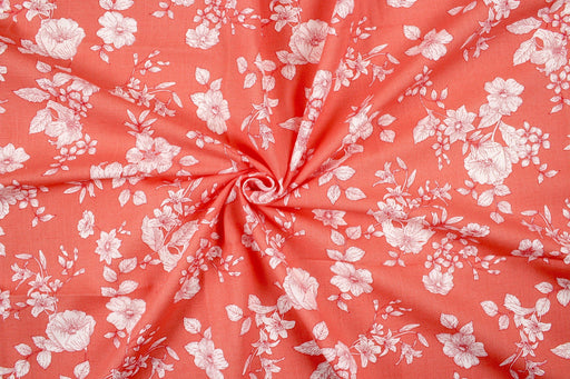 Printed Flamé Cotton - Floral-Fabric-FabricSight