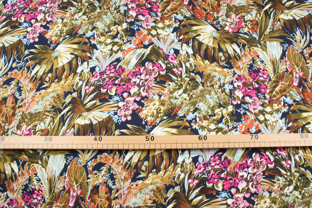 Printed Polyester Twill - Botanical - M.O.Q 30 Mts-Fabric-FabricSight