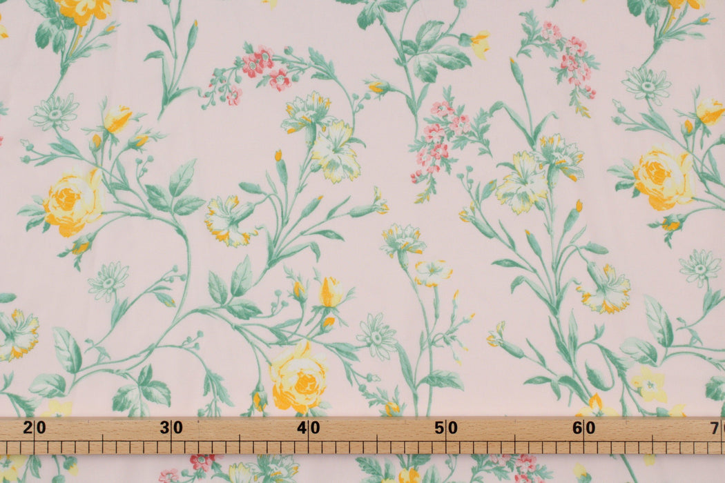 Printed Viscose Voile - Floral-Surplus-FabricSight