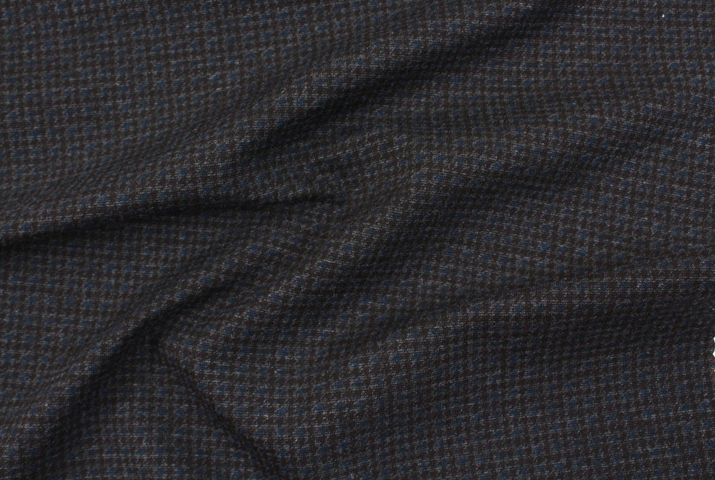 Punto Roma Bi-Color Houndstooth print-Fabric-FabricSight