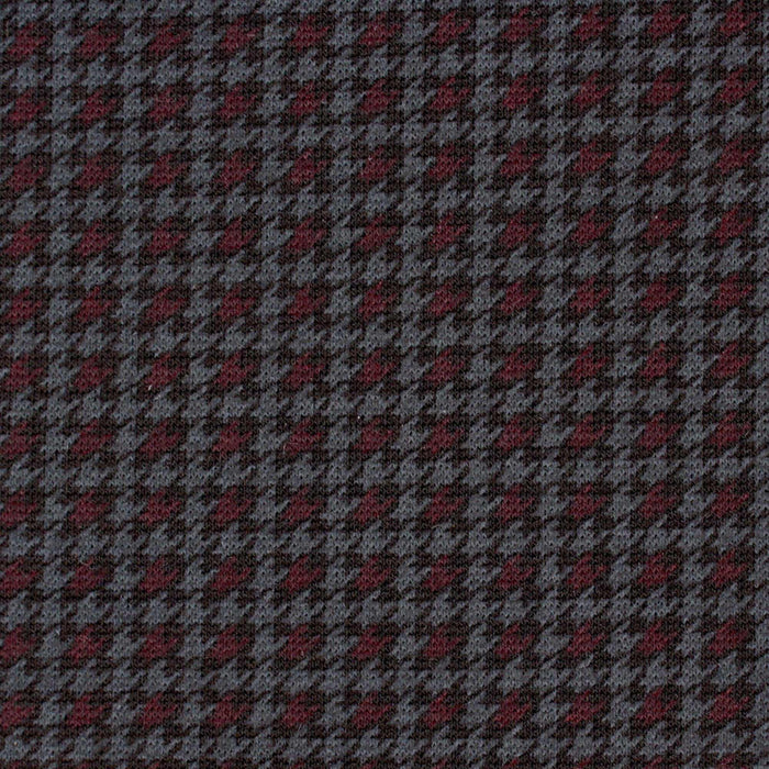 Punto Roma Bi-Color Houndstooth print-Fabric-FabricSight