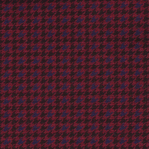 Punto Roma Bi-Color Houndstooth print-Fabric-FabricSight