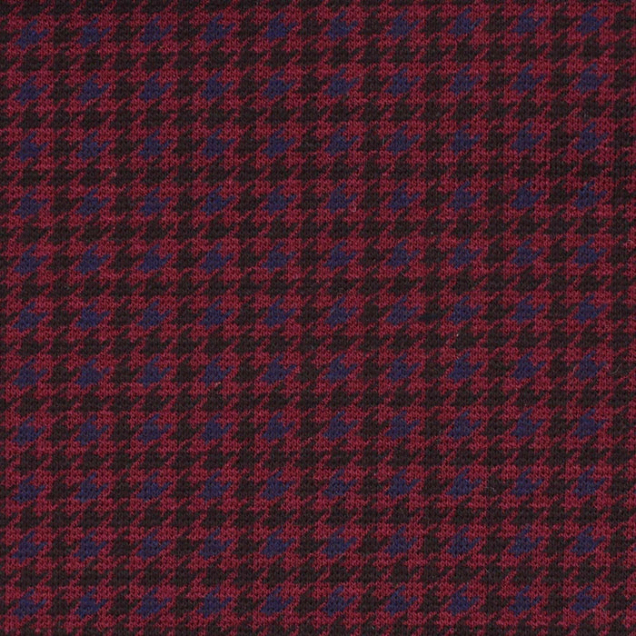 Punto Roma Bi-Color Houndstooth print-Fabric-FabricSight
