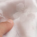 Pure Silk Floral Jacquard – White – Lightweight Luxury Fabric-Fabric-FabricSight