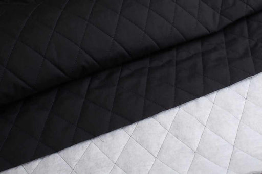 Quilted Rhombus Lining – Recycled Polyester & Organic Cotton-Fabric-FabricSight