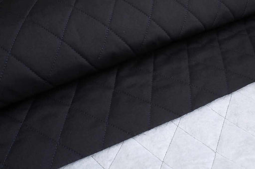 Quilted Rhombus Lining – Recycled Polyester & Organic Cotton-Fabric-FabricSight