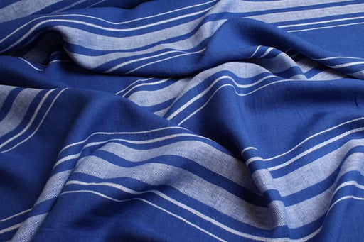 Rapport Stripes Mid-Weight washed Linen-Fabric-FabricSight