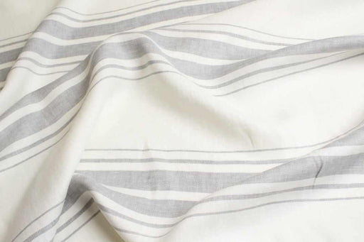 Rapport Stripes Mid-Weight washed Linen-Fabric-FabricSight