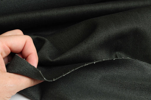 Raw Recycled Cotton Denim – Heavyweight Denim - Unwashed Green - Remnant-Remnant-FabricSight