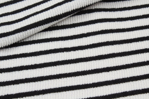 Recycled Cotton Summer Stripes-Fabric-FabricSight