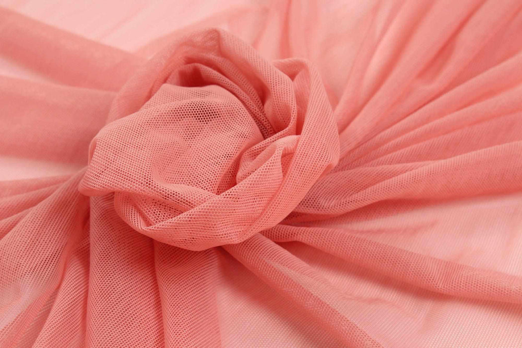 Recycled Polyamide Tulle with Vegetable Dyes - Stretch - 7 Colors Available-Fabric-FabricSight