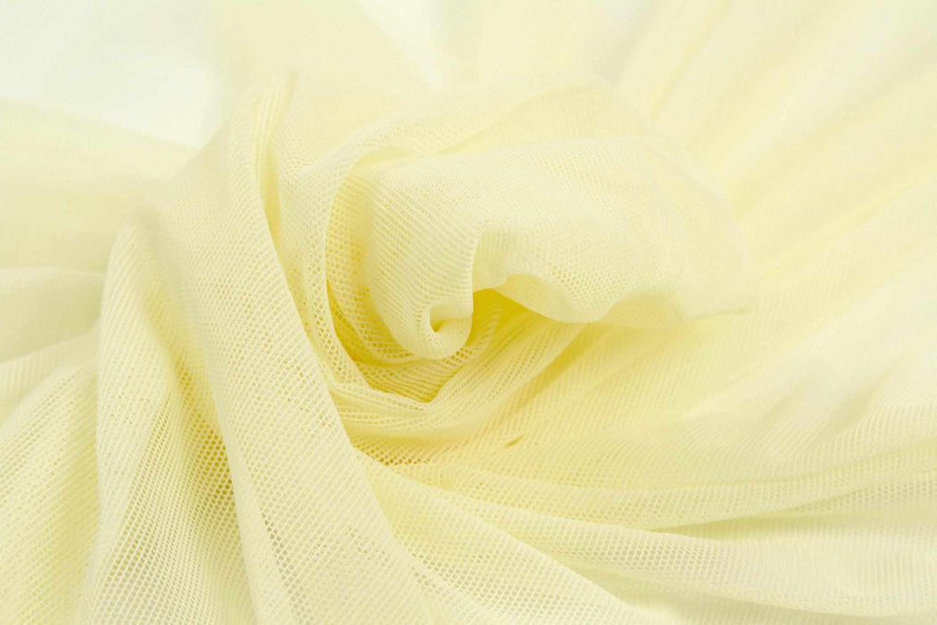 Recycled Polyamide Tulle with Vegetable Dyes - Stretch - 7 Colors Available-Fabric-FabricSight