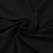 Recycled Polyester Ottoman - Stretch - Black (0,90 Mts Remnant)-Remnant-FabricSight
