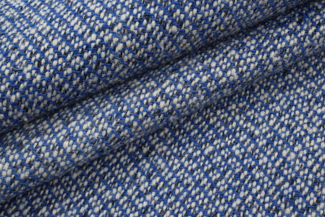 Recycled Wool Blend - Diagonal Stripes-Fabric-FabricSight
