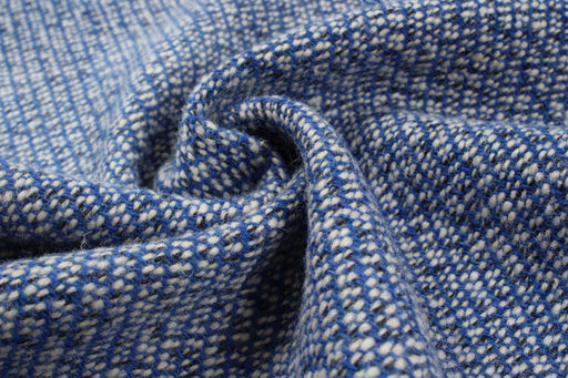 Recycled Wool Blend - Diagonal Stripes-Fabric-FabricSight