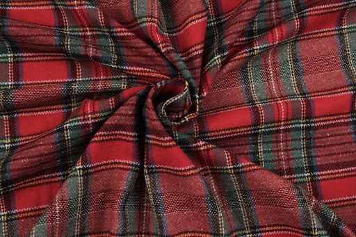 Recycled Wool Blend - Tartan-Fabric-FabricSight