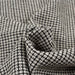 Recycled Wool Blend for Coats - Small Checks Tweed-Fabric-FabricSight