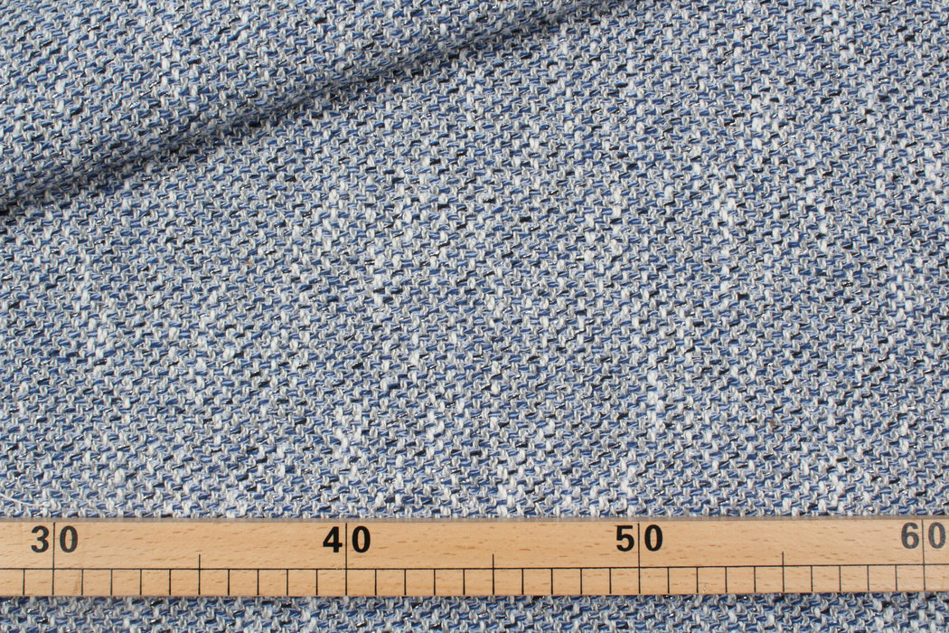 Recycled Wool Tweed with Cotton and Lurex-Fabric-FabricSight
