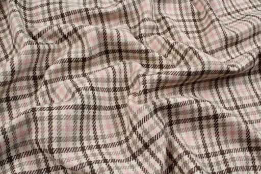 Recycled Wool for Coats - Checks-Fabric-FabricSight