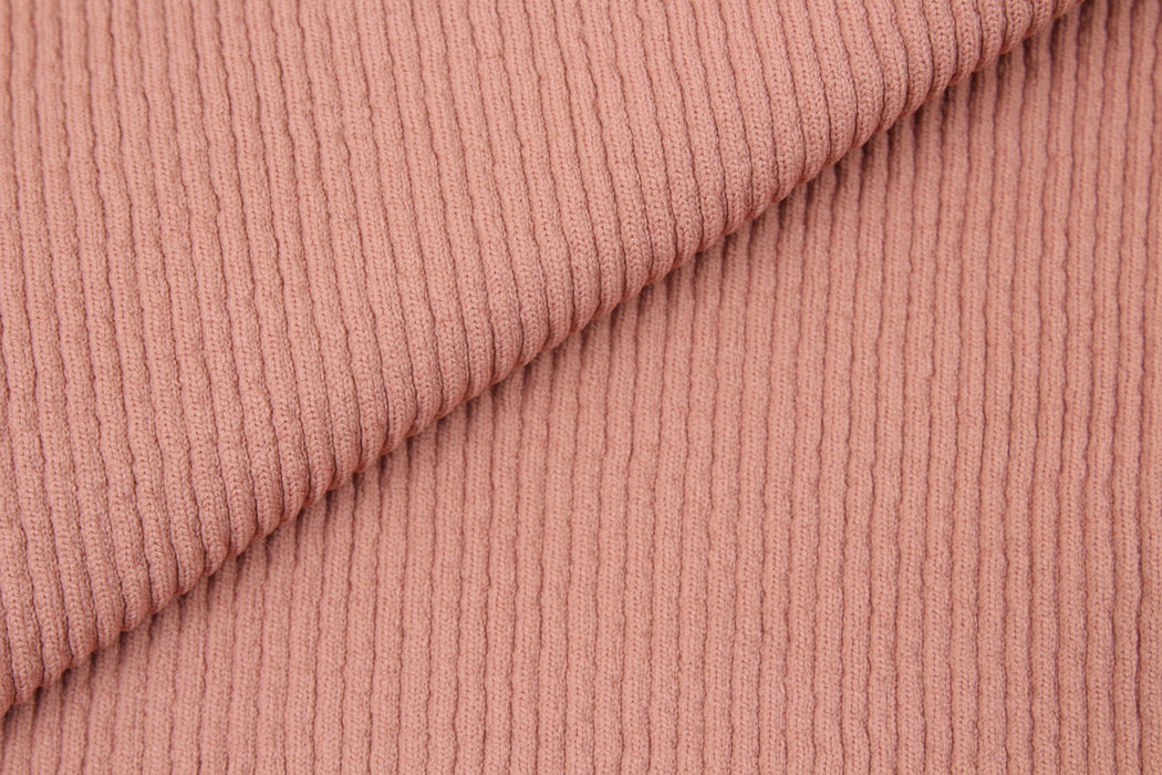 Ribbed Tricot Made of Recycled Polyamide for Swimwear - Stretch-Fabric-FabricSight