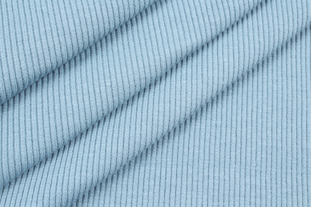 Roll 10/12 Mts - Stretch Rib 2x2 for Tops - Organic Cotton (11,50€/Meter)-Roll-FabricSight