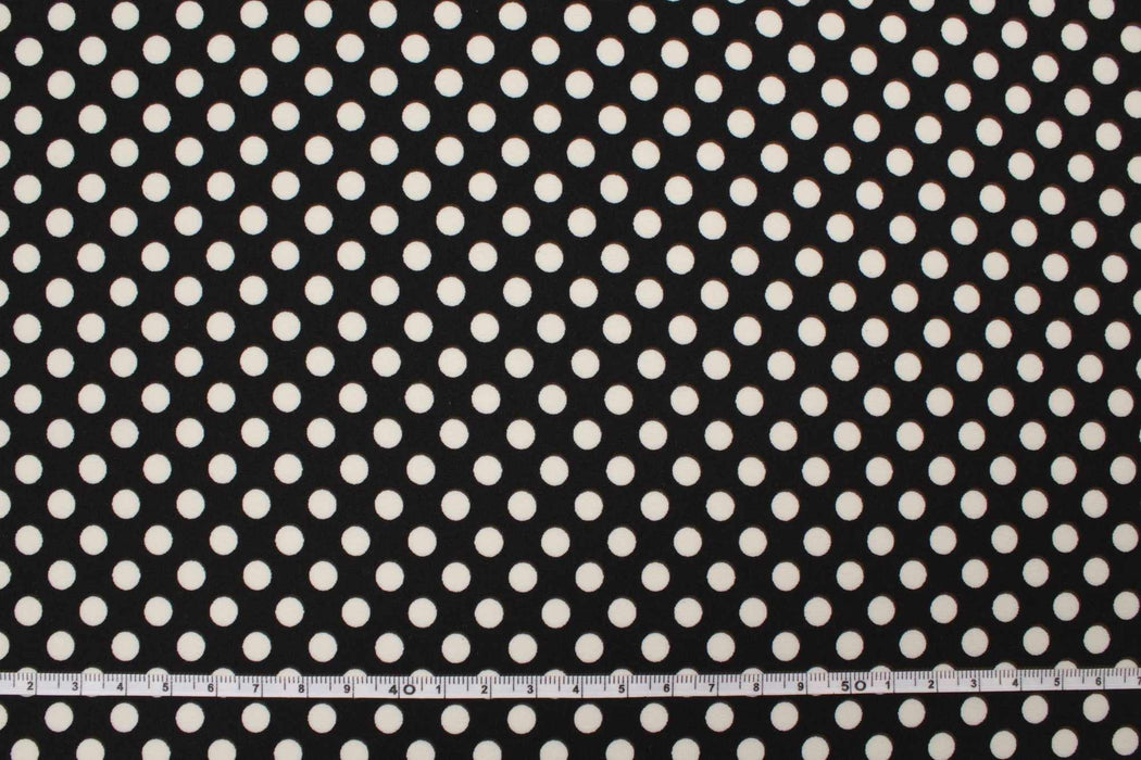 Roll 15 Mts - Woven Crepe - Dots - OFFER: 3€/Mt-Roll-FabricSight