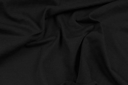 Roll of 15 mts of Organic Cotton Jersey - Black (5,70 €/mt)-Fabric-FabricSight