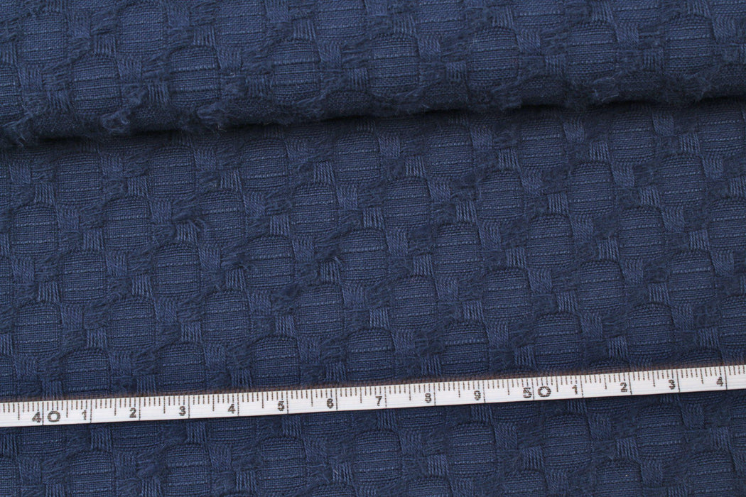 Rustic Cotton Jacquard-Fabric-FabricSight