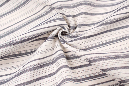 Rustic Cotton Shirting - Stripes-Fabric-FabricSight