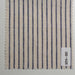 Rustic Linen Cotton Canvas – Stripes & Checks in Ecru and Blue-Fabric-FabricSight