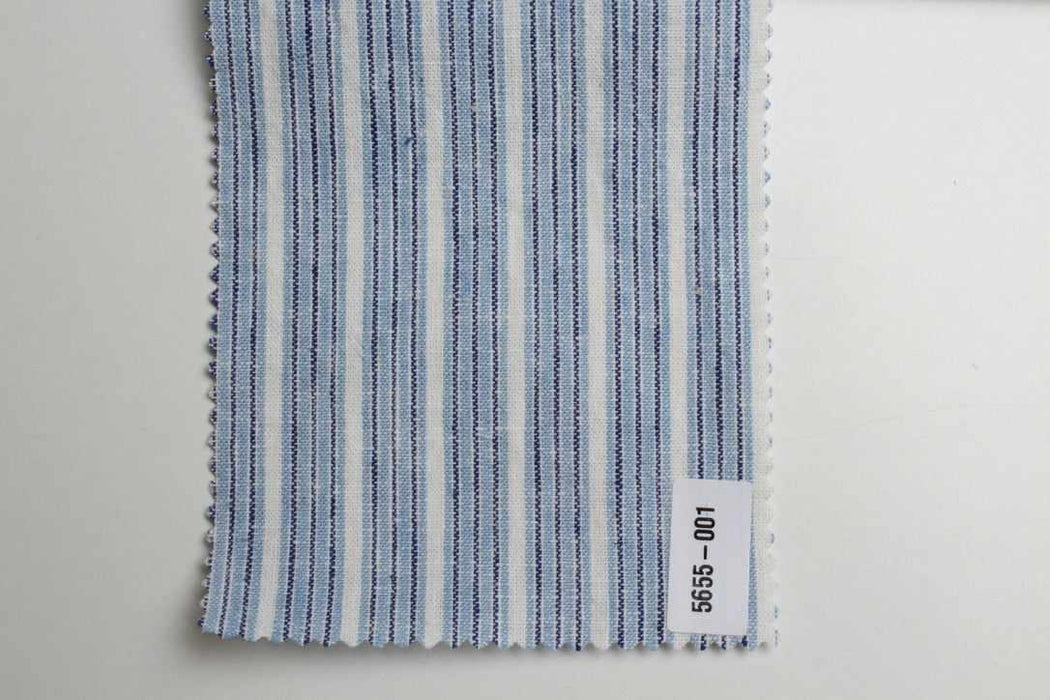 Rustic Linen Cotton Canvas – Stripes-Fabric-FabricSight