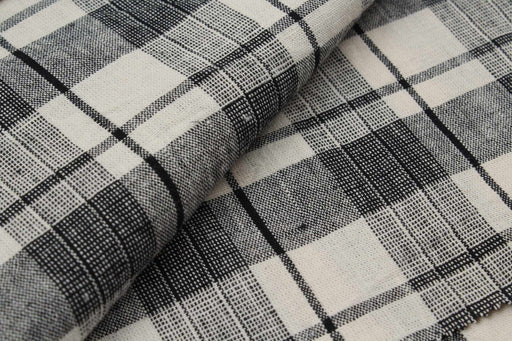 Rustic Linen Cotton - Stripes and Checks - 7 Variants Available-Fabric-FabricSight