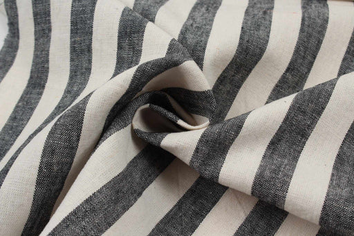 Rustic Linen Cotton - Stripes and Checks - 7 Variants Available-Fabric-FabricSight